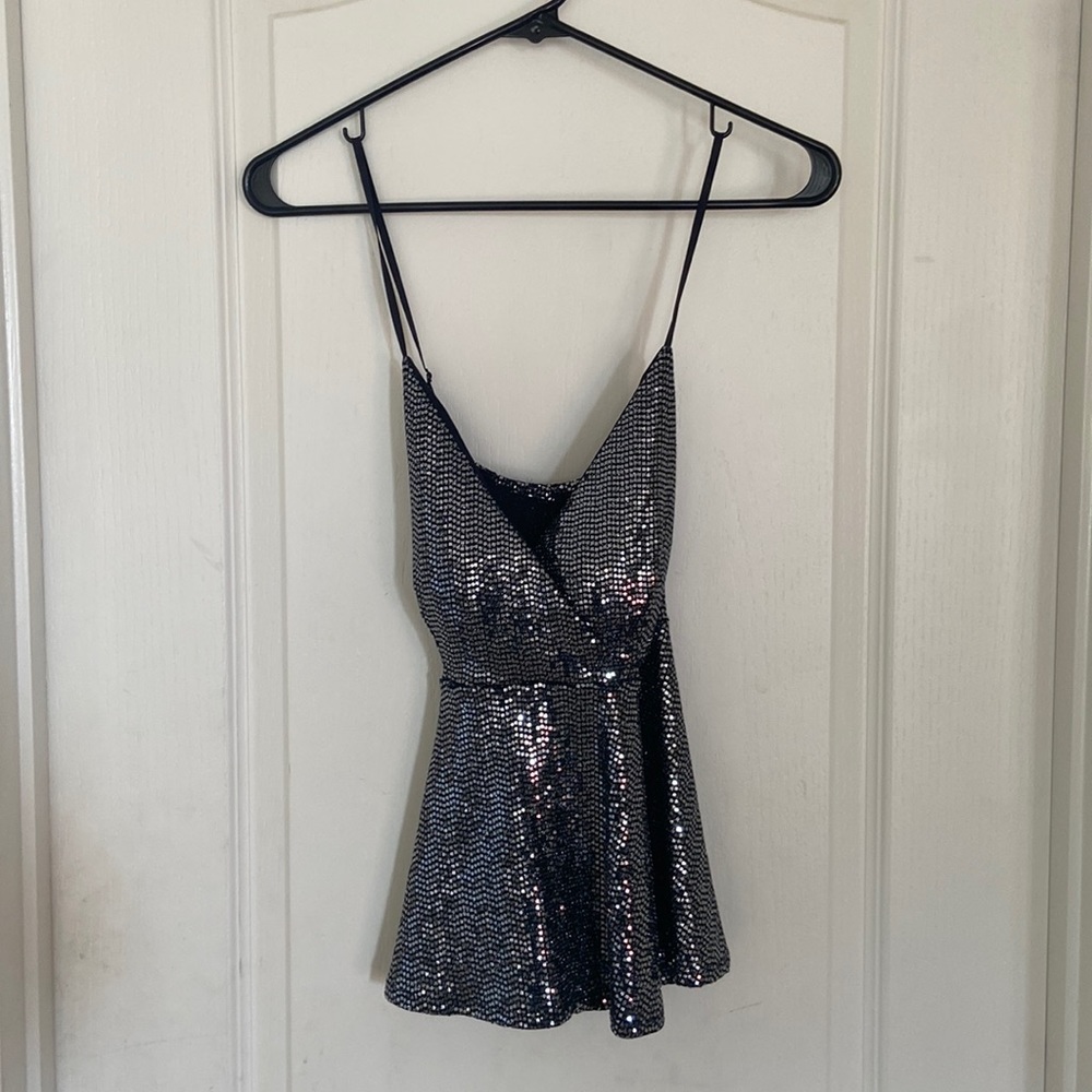 Black Sparkle Tank